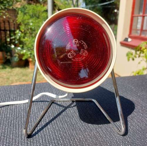VINTAGE PHILIPS INFRAPHIL HP3609 PAIN RELIEF HEAT LAMP WORKING
