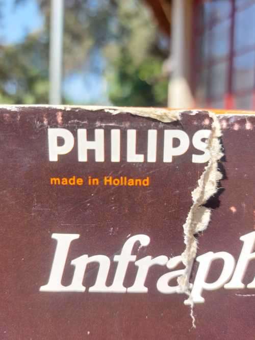 VINTAGE PHILIPS INFRAPHIL HP3609 PAIN RELIEF HEAT LAMP WORKING