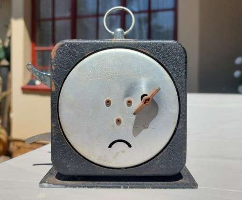 SMITHS ENGLISH CLOCK SYSTEMS MECHANICAL COUNT-DOWN TIMER CIRCA 1944-1966 WORKING!