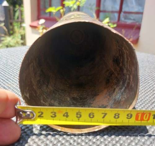 AWESOME WW2 1939 DATED 25 POUNDER (25 PR CAL 87,6MM) FIELD ARTILLERY GUN HEAVY BRASS SHELL CASING