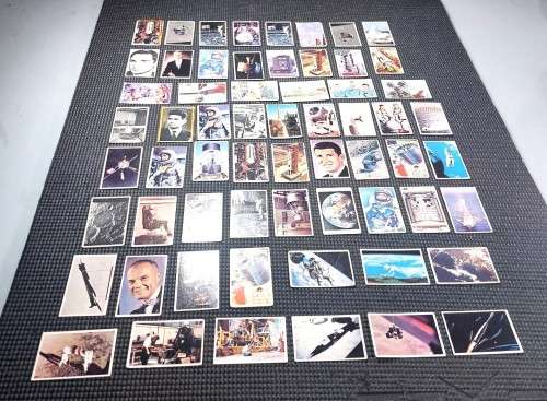 COLLECTABLE SET OF 62 DANISH DANDY GUM 1969 MOON LANDING CARDS