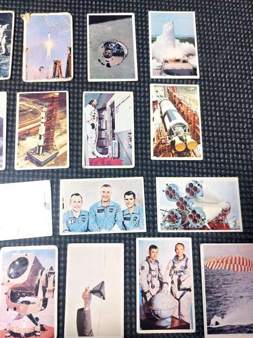 COLLECTABLE SET OF 62 DANISH DANDY GUM 1969 MOON LANDING CARDS