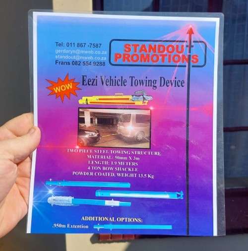 AMAZING EEZI VEHICLE 2.4M TOWING DEVICE