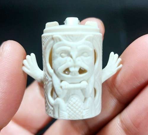 RARE 1970S INDIAN TOTEM POLE FIGURES (11) BY R&L SUGAR SMACKS CEREAL PLASTIC TOYS