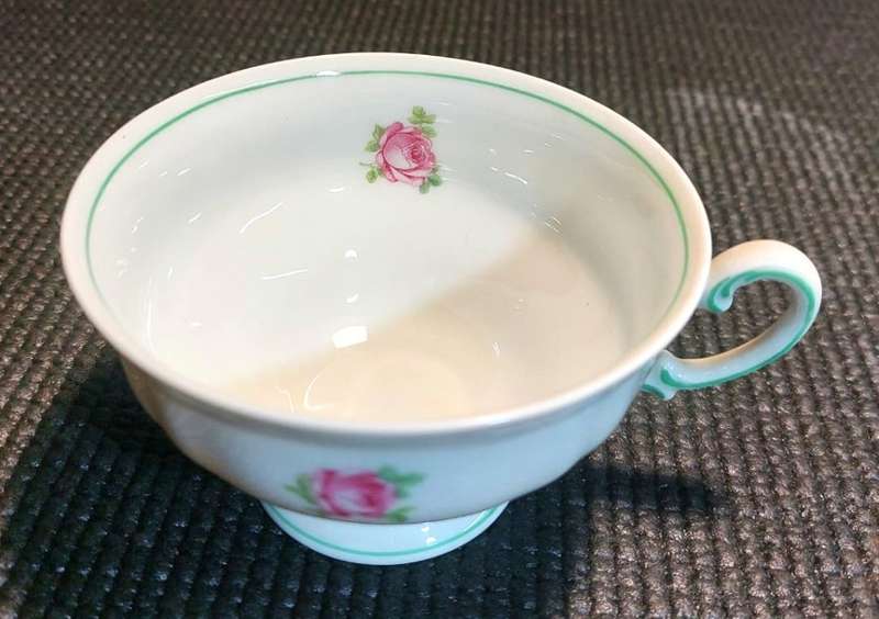 VERY RARE WW2 ERA HUTSCHENREUTHER HOHENBURG 1944 MARK 22 PIECE INGEBORG PINK ROSE PATTERN TEASET