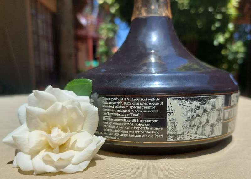 ONLY 8000 BOTTLES! MONIS 1961 COLLECTORS PORT PAARL 300 YEAR ANNIVERSARY LIMITED EDITION 2ND OF 5