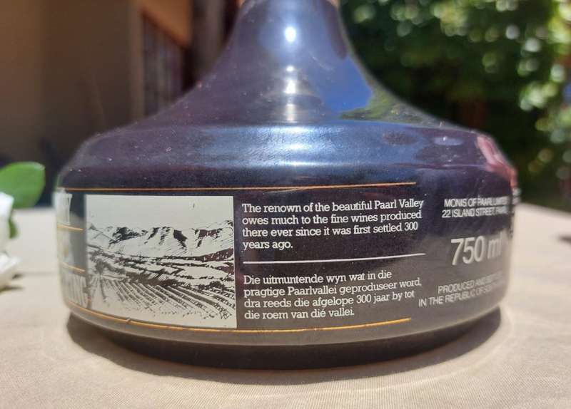 ONLY 8000 BOTTLES! MONIS 1961 COLLECTORS PORT PAARL 300 YEAR ANNIVERSARY LIMITED EDITION 2ND OF 5