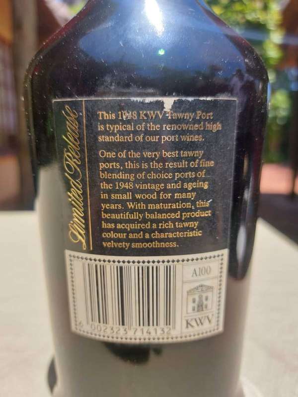 KWV LIMITED RELEASE 1948 SUPERIOR TAWNY PORT (VERITAS 2019 FORTIFIED WINE GOLD MEDAL WINNER)