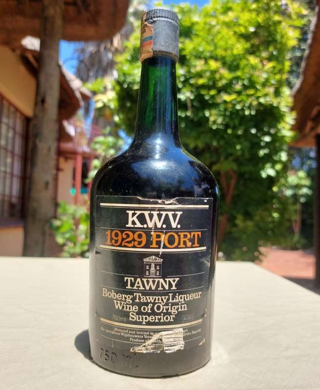 KWV 1929 BOBERG TAWNY PORT LIQUEUR ALMOST A 100 YEARS OLD!