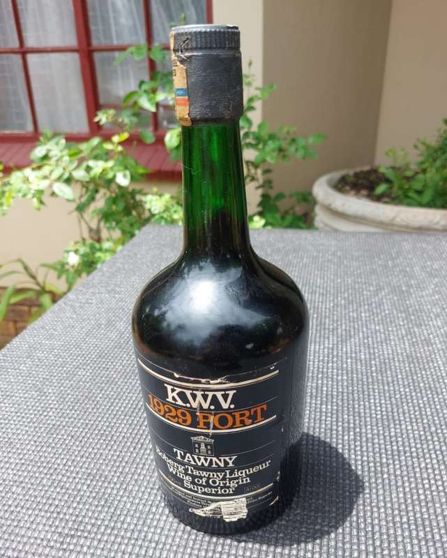 KWV 1929 BOBERG TAWNY PORT LIQUEUR ALMOST A 100 YEARS OLD!