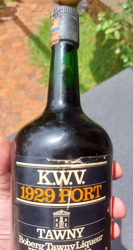 KWV 1929 BOBERG TAWNY PORT LIQUEUR ALMOST A 100 YEARS OLD!