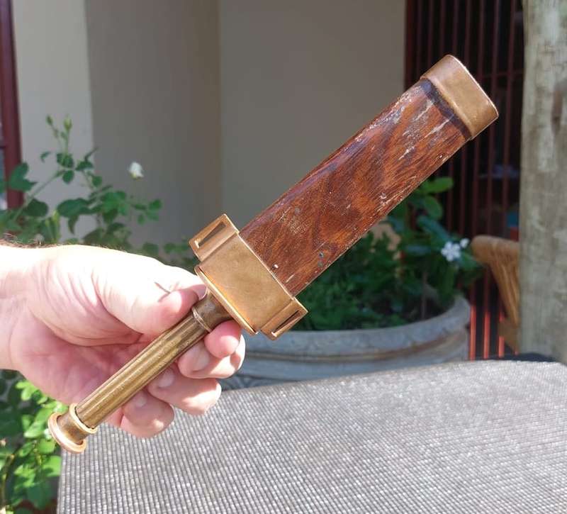 WW2 GERMAN NAVY DIVERS KNIFE VINTAGE REPLICA BRASS COPPER AND STEEL