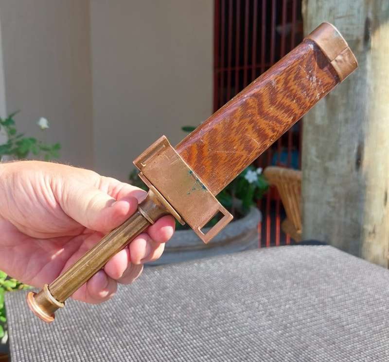 WW2 GERMAN NAVY DIVERS KNIFE VINTAGE REPLICA BRASS COPPER AND STEEL