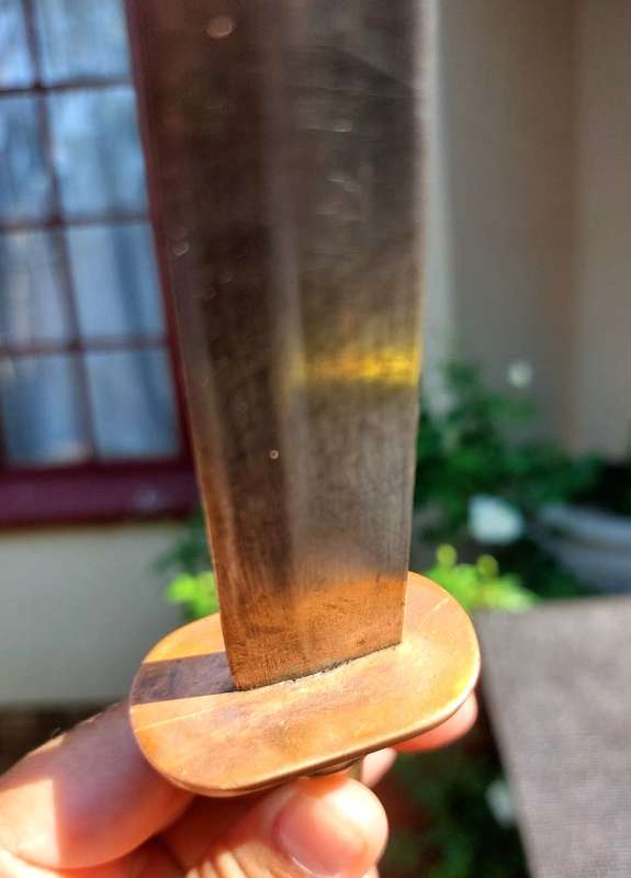 WW2 GERMAN NAVY DIVERS KNIFE VINTAGE REPLICA BRASS COPPER AND STEEL
