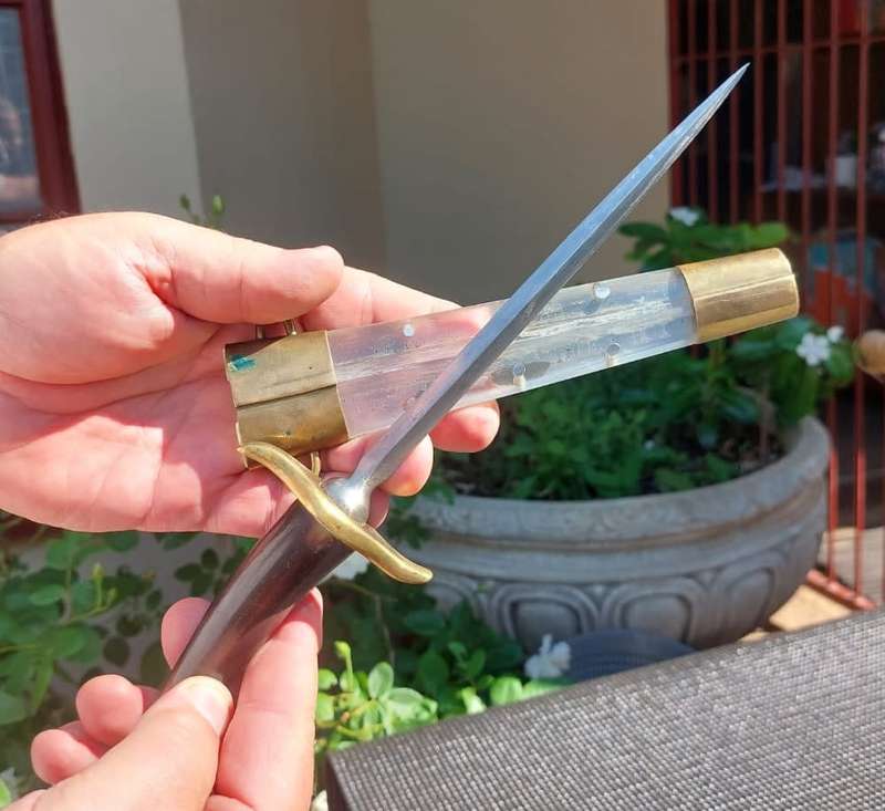 ORNATE 16TH CENTURY GERMAN BURGHER QUILLON SIDEGUARD DAGGER SWORD REPLICA