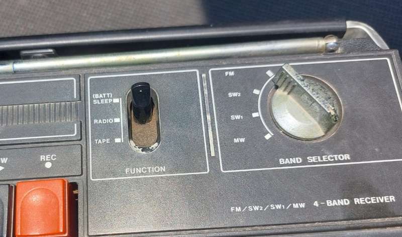 VINTAGE 1980S BLAUPUNKT (CROWN) CSC 830-F BOOMBOX GHETTOBLASTER IN GOOD WORKING CONDITION