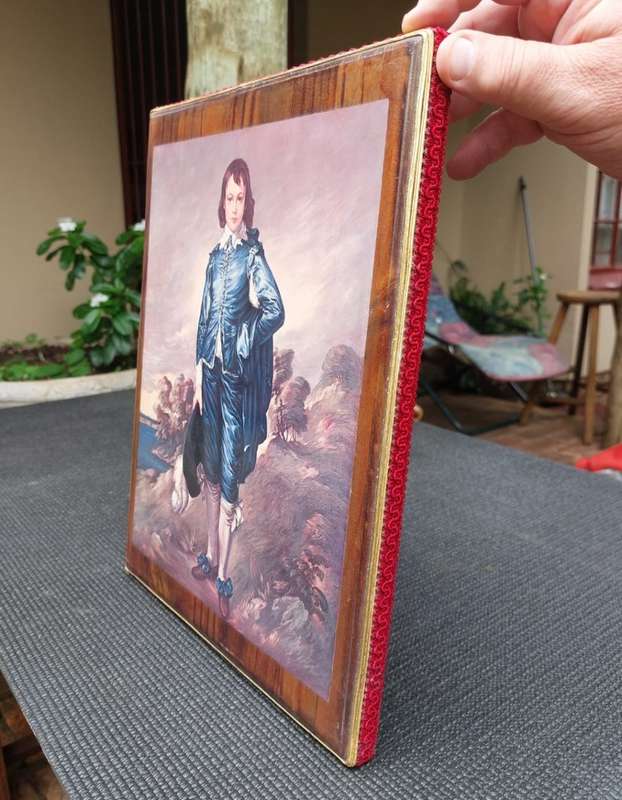 THE BLUE BOY (MASTER JONATHAN BUTTALL) VINTAGE FRAMED PRINT THOMAS GAINSBOROUGH 1770 PAINTING