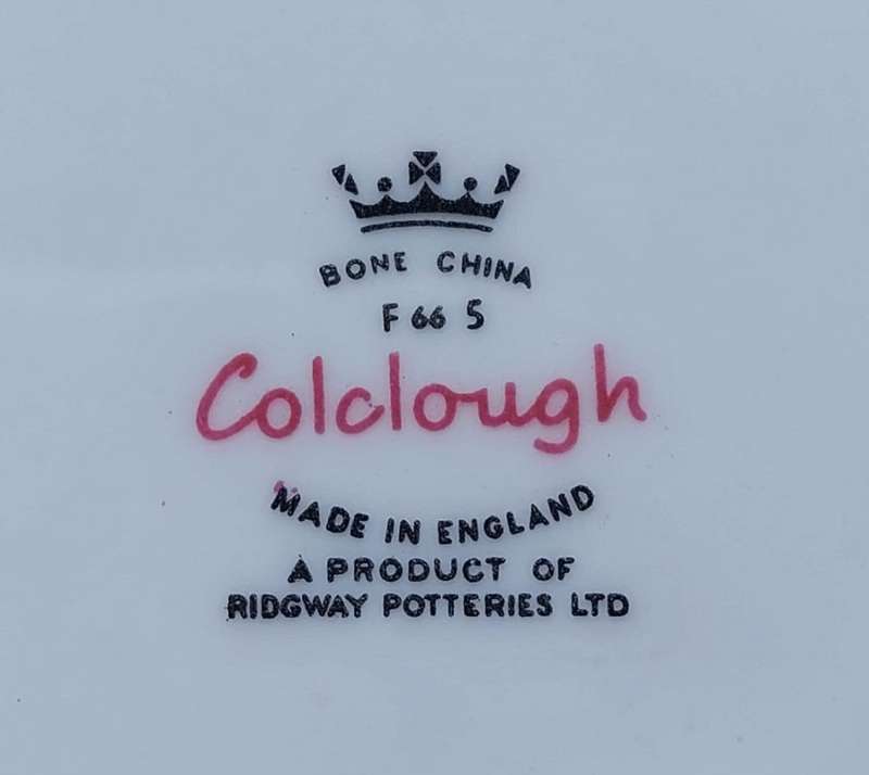 CIROLINE LADY PATTERN 1950S COLCLOUGH RIDGWAY DINNER PLATE