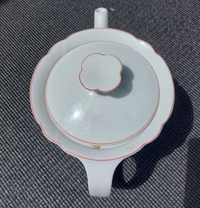 ARZBERG GERMANY 1970S CORSO NIZZA ROSA WERNER BUNCK DESIGN 14 PIECE TEASET