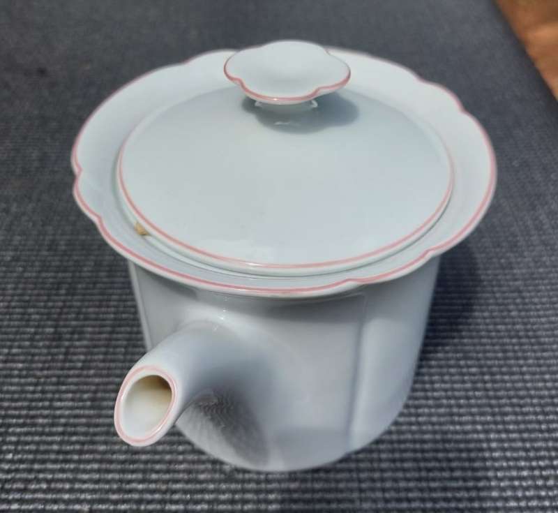 ARZBERG GERMANY 1970S CORSO NIZZA ROSA WERNER BUNCK DESIGN 14 PIECE TEASET