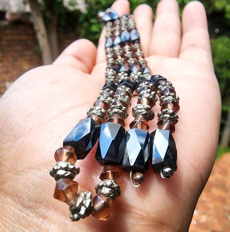 MAGNETIC HEMATITE BEAD WRAP BRACELET OR NECKLACE
