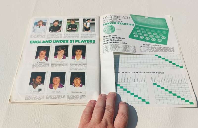 FKS SOCCER STARS 1980 STICKER ALBUM FULLY COMPLETE VERY RARE