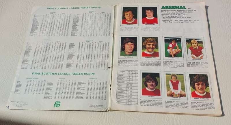FKS SOCCER STARS 1980 STICKER ALBUM FULLY COMPLETE VERY RARE