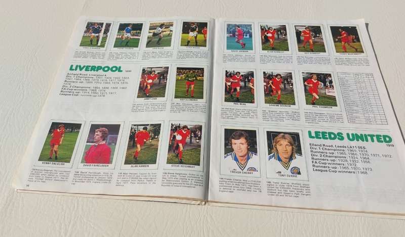 FKS SOCCER STARS 1980 STICKER ALBUM FULLY COMPLETE VERY RARE
