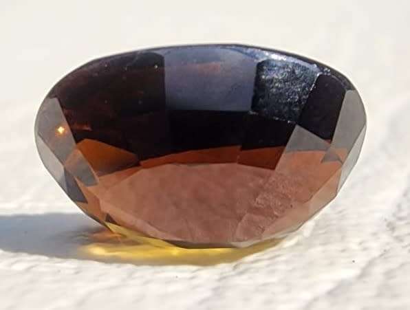 GISA CERTIFIED ORAGISH BROWN TOURMALINE (IMPERIAL TOURMALINE) 4,55CT GEMSTONE NATURAL AND UNTREATED