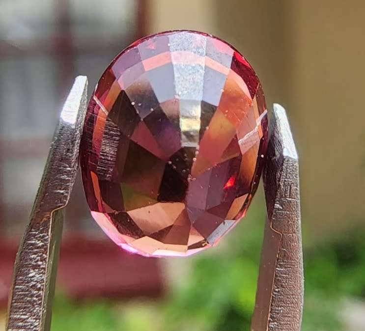 STRONG PURPLE RED RHODOLITE AFRICAN GARNET GEMSTONE LARGE 3.05CT