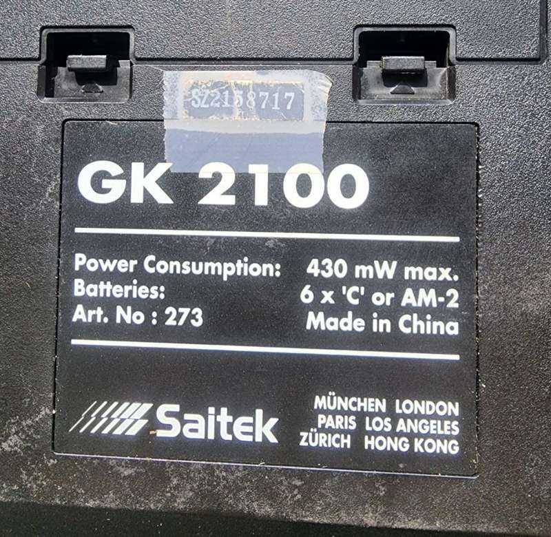 VINTAGE 1993 KASPAROV SAITEK GK2100 ADVANCED CHESS COMPUTER WORKING 100%