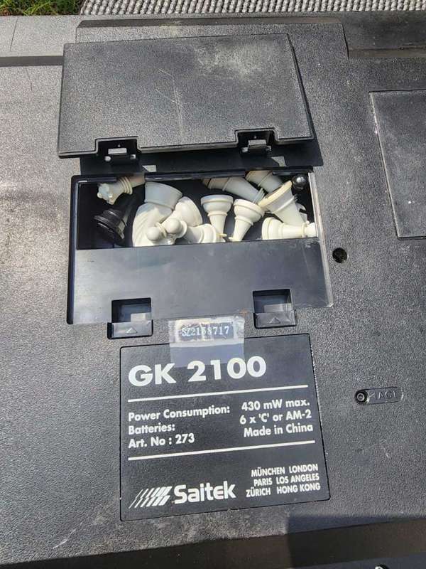VINTAGE 1993 KASPAROV SAITEK GK2100 ADVANCED CHESS COMPUTER WORKING 100%