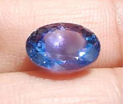GLORIOUS GISA CERTIFIED 3.40CT INTENSE VIVID BLUISH VIOLET TANZANITE GEMSTONE  PLEASE DESCRIPTION