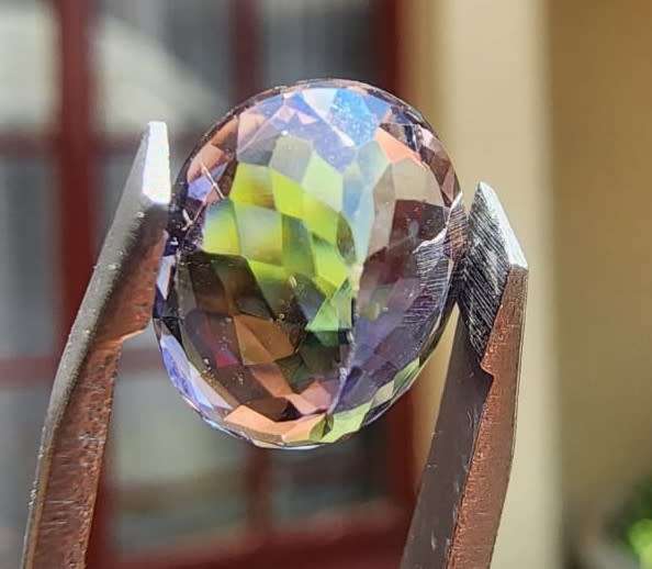 GLORIOUS GISA CERTIFIED 3.40CT INTENSE VIVID BLUISH VIOLET TANZANITE GEMSTONE  PLEASE DESCRIPTION