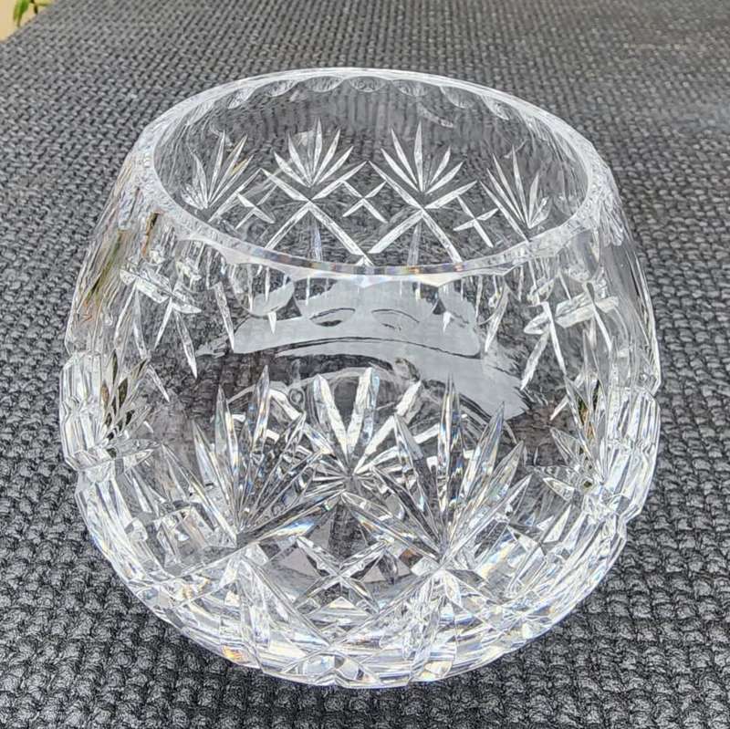 CRYSTAL WHISKY GLASS MADE IN EDINBURGH SCOTLAND