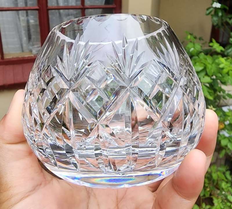 CRYSTAL WHISKY GLASS MADE IN EDINBURGH SCOTLAND