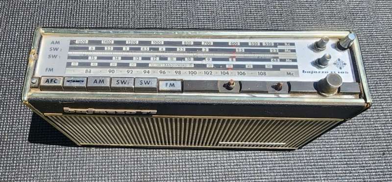 RARE VINTAGE 1960S TELEFUNKEN BAJAZZO TS PORTABLE RADIO MADE IN GERMANY WORKING VERY WELL!