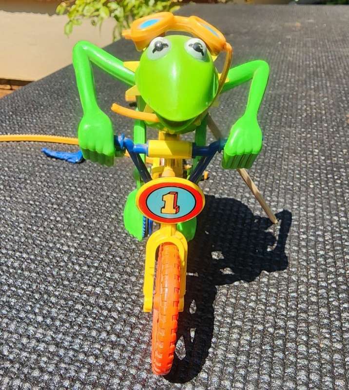 Cool Retro 1983 Kermit the Frog BMX Racer by Tomy Japan VERY RARE