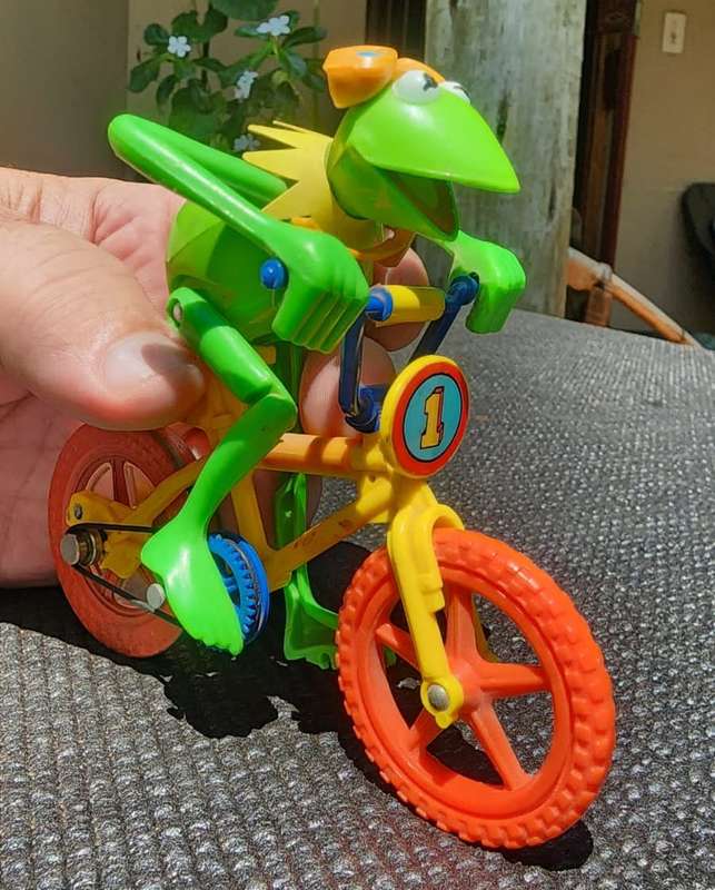 Cool Retro 1983 Kermit the Frog BMX Racer by Tomy Japan VERY RARE