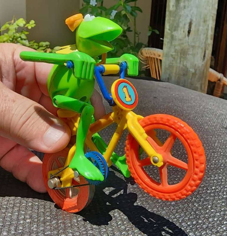 Cool Retro 1983 Kermit the Frog BMX Racer by Tomy Japan VERY RARE