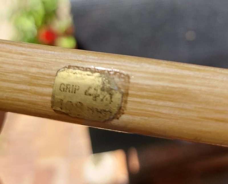 Red Devil Grays of Cambridge Craftsman Vintage Wooden Squash Racquets with Dunlop Guards