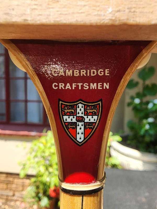 Red Devil Grays of Cambridge Craftsman Vintage Wooden Squash Racquets with Dunlop Guards