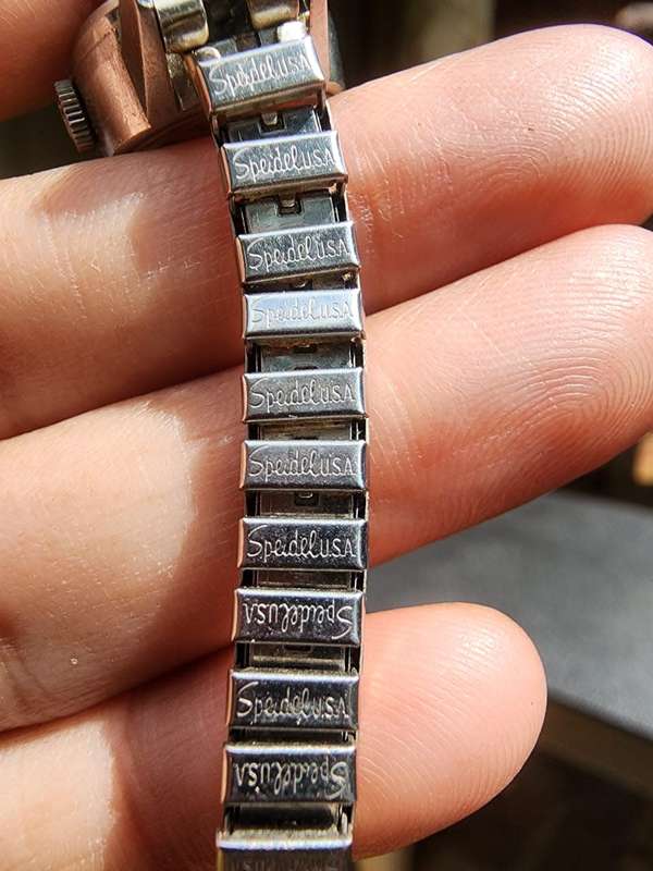 Omega Ladymatic Vintage 1970s Hand Wound Cocktail Watch with Omega Signed Crown