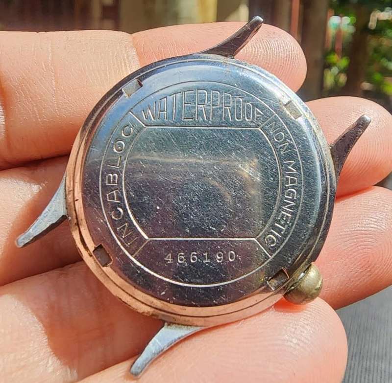 Still Working! Vintage 1940s Army Trade Pattern Military Watch Shockproof Waterproof Antimagnetic