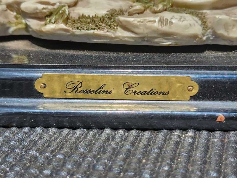 BEAUTIFUL LARGE 36CM HIGH ITALIAN DESIGNED ROSSELINI CREATIONS HAND FINISHED RESIN ART SCULPTURE