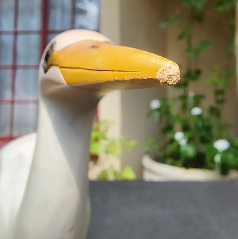 FEATHERS GALLERY KNYSNA LIMITED EDITION NO 377 OF 2000 EGRET FEMALE HAND CRAFTED IN 1990 GOOD CONDIT