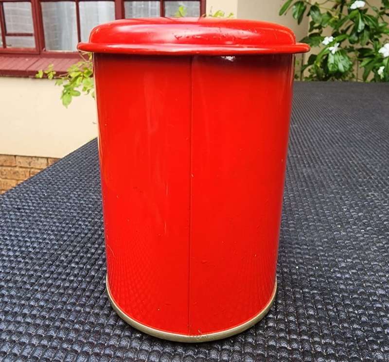 Vintage 1960s UK General Post Office (G.P.O.) Red Pillar Savings Box