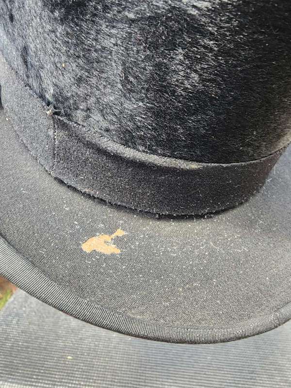 By Kings Royal Warrant 1930s Made Gentlemans Black Silk Top Hat by Woodrow & Sons of London