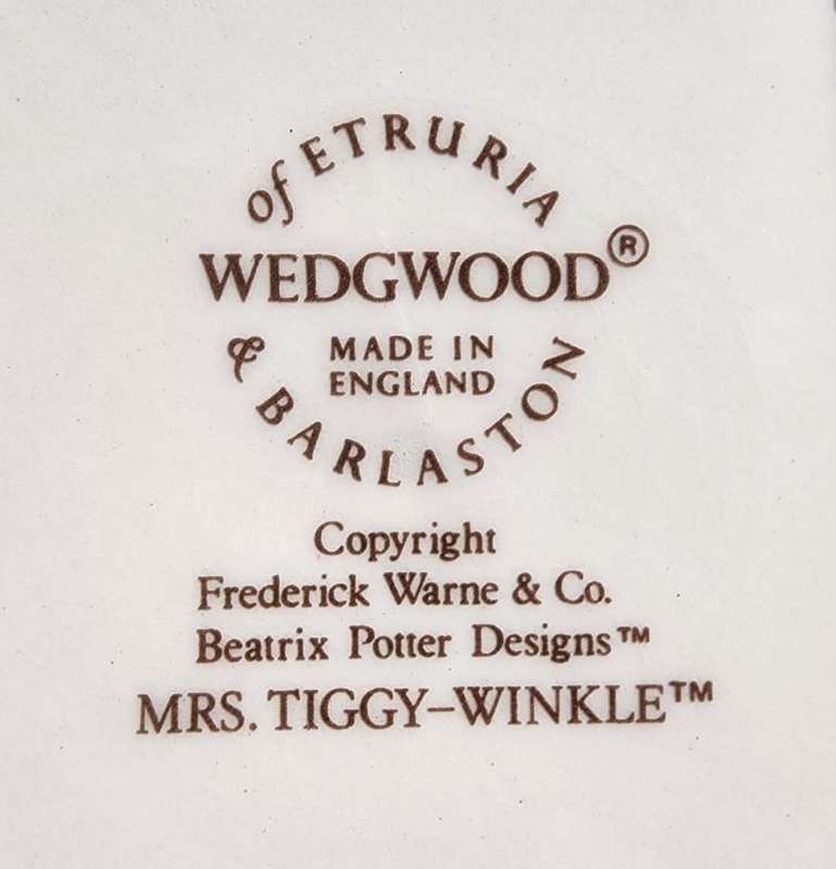 Vintage 1970s Beatrix Potter Mrs Tiggy-Winkle Wedgwood Nursery Ware Dish