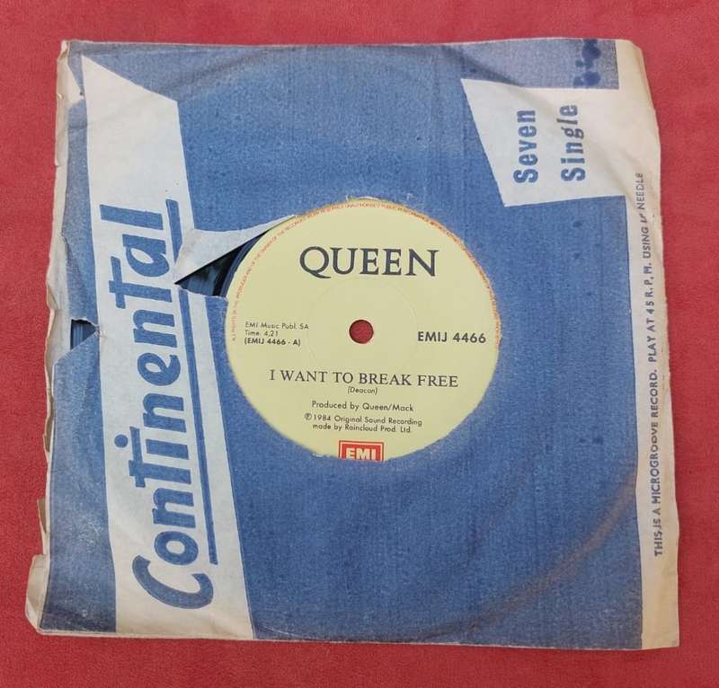 Queens 1984 Single I Want To Break Free and Machines